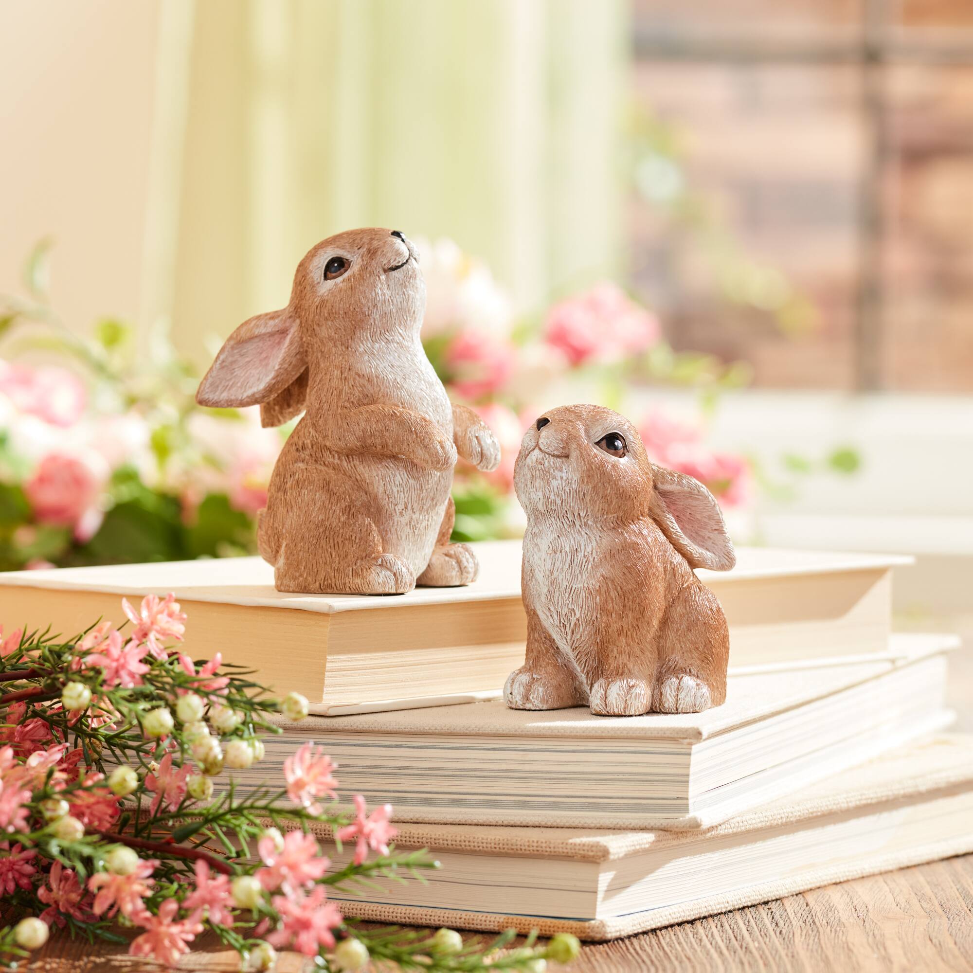 Woodland Bunny Figurines Set